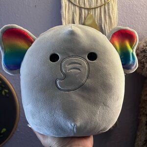Squishmallows Mila the Elephant Pride edition